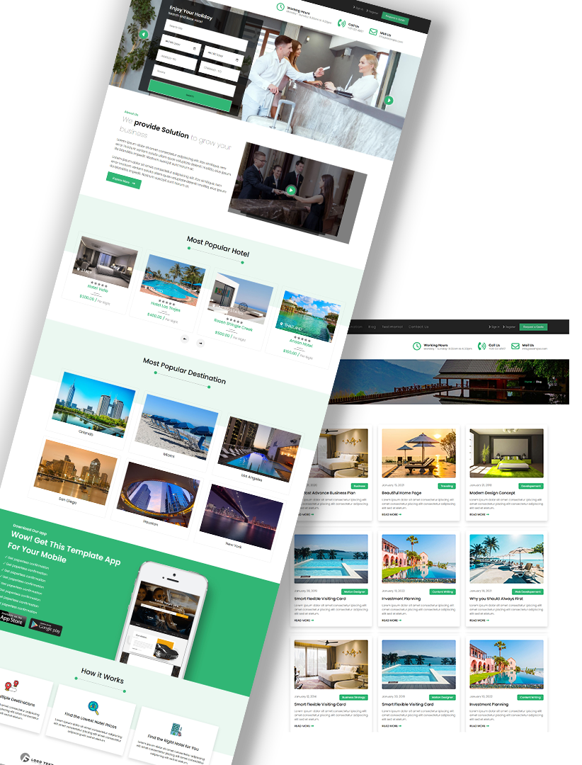 Stetho Hotel Booking Website