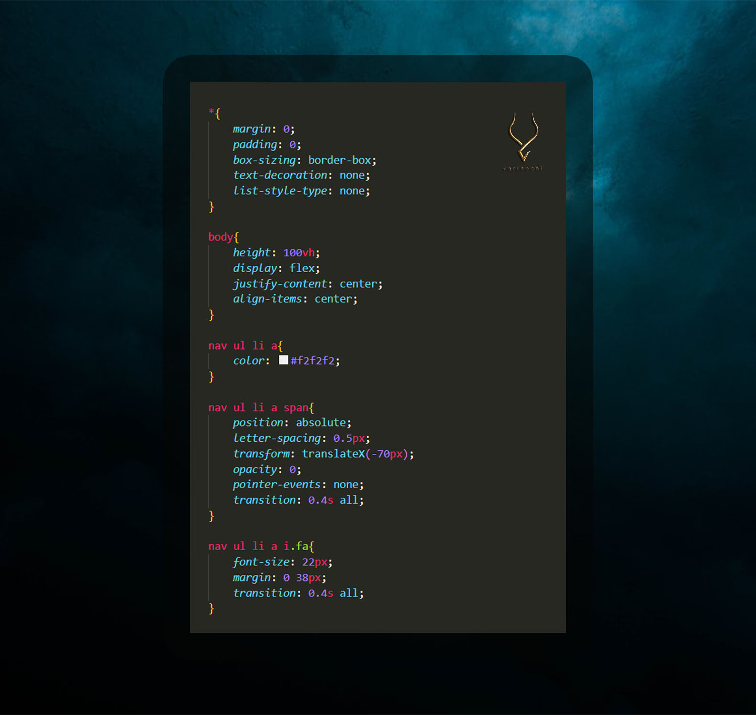 Navbar Menu with HTML and CSS