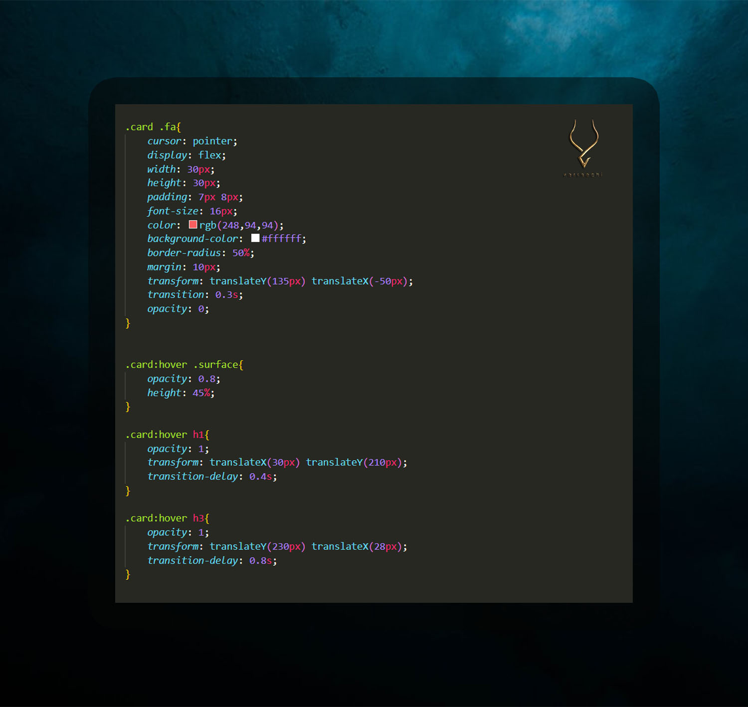 Animated Profile Card
