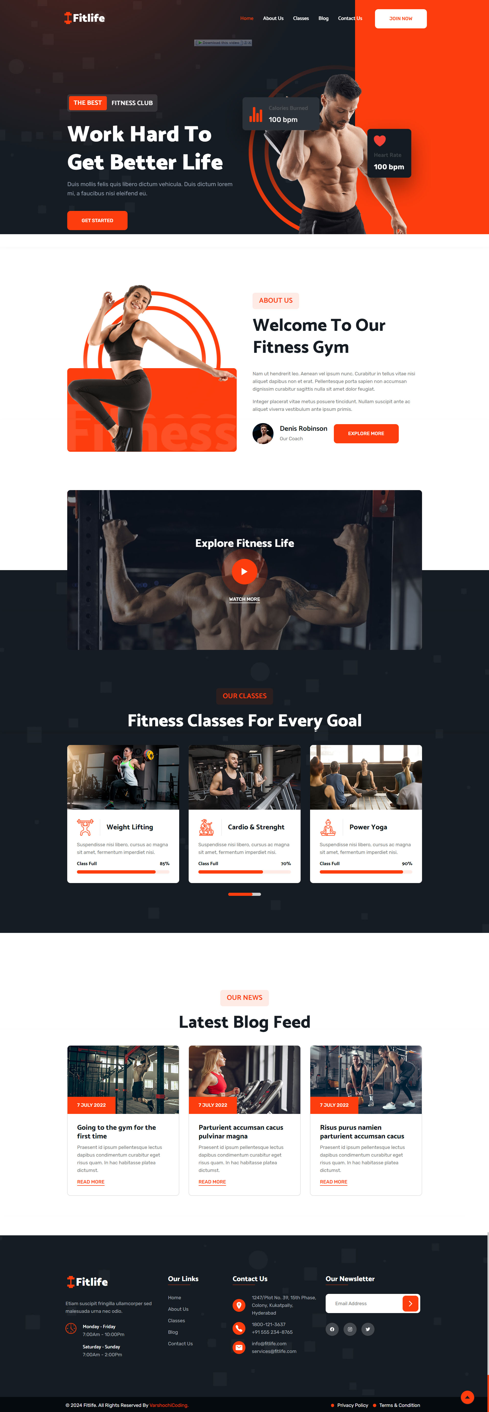 FITLIFE WEB APP