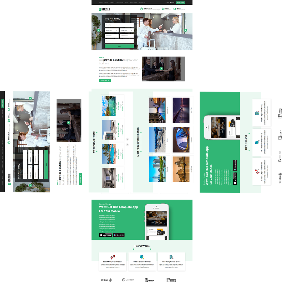 Stetho Hotel Booking Website